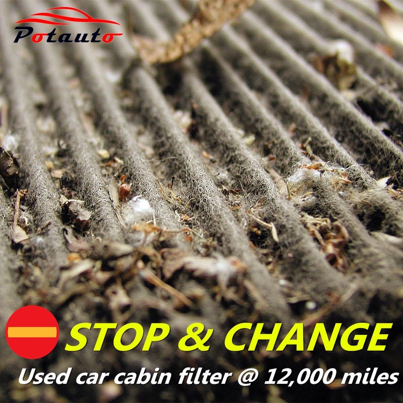 POTAUTO MAP 1028W (CF11663) High Performance Car Cabin Air Filter Replacement for BUICK ENCLAVE, CHEVROLET TRAVERSE, GMC ACADIA LIMITED, SATURN OUTLOOK - Image 5
